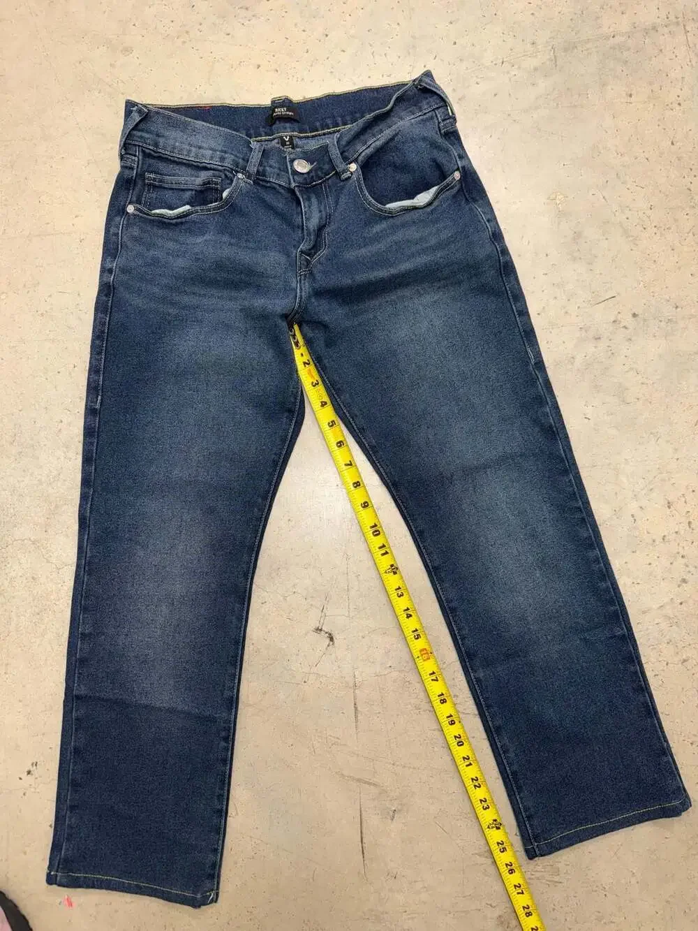 True Religion Ricky Relaxed Straight Men's Jeans Size 30 Dark Wash